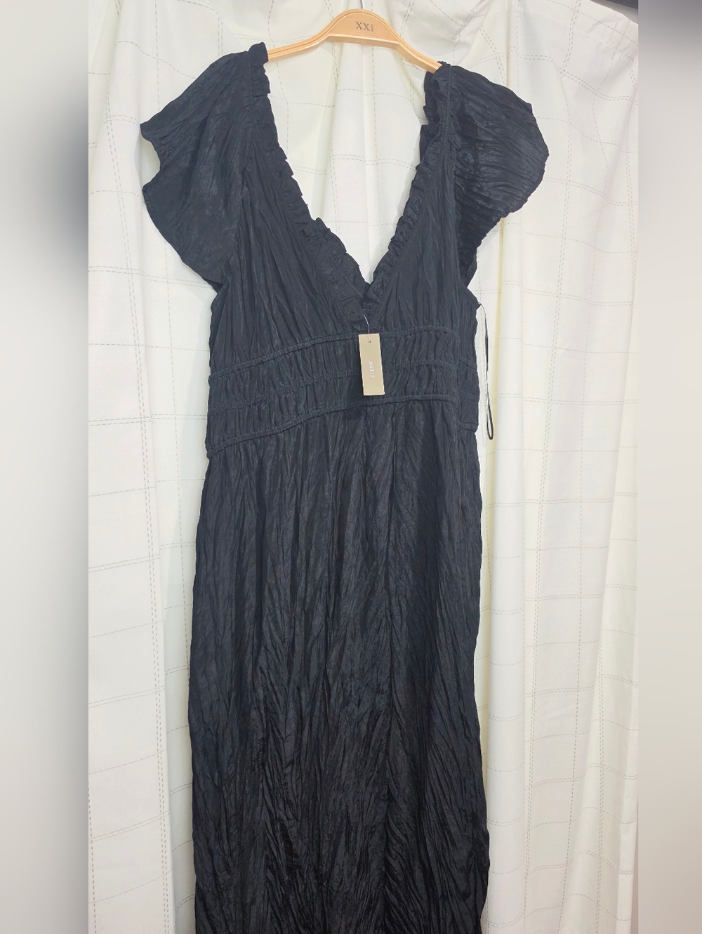 J Crew Palermo dress in viscose-blend crinkle - Picture 2 of 6
